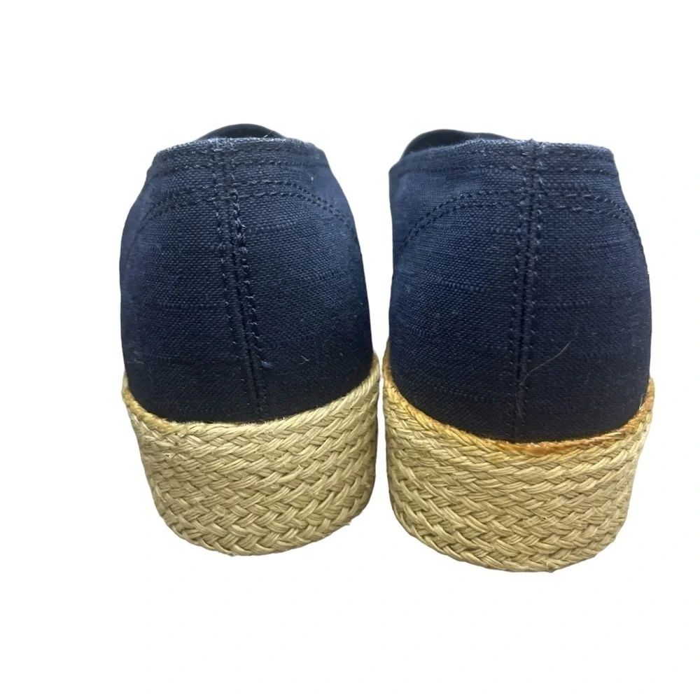 Grasshoppers Quinn slip on Espadrille, EUC navy blue, size 9S